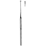 Econo Buck Ear Curette Blunt #0, Straight - Box of 12