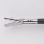 35cm, 5mm Sklartech 5000 Single Port Metzenbaum Scissors Double Curve, Non-Ratchet Handle, Complete Unit - Each Sold Separately