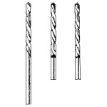 Moore Twist Drill Bit Set: Includes 3 Drill Bits