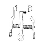Vickers Low Profile Small Wound Retractor, 10mm x 12mm Curved, Smooth Blades; 30mm Opening, 10mm x 16mm Center Blade