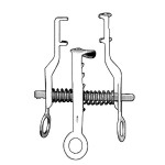 Vickers Low Profile Universal Retractor, 2x2 Blunt Prongs, 8mm x 17mm; 30mm Opening, 10mm x 16mm Center Blade