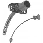 Jackson Improved Tracheostomy Tube #6 Stainless Steel with 15mm Adapter
