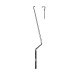 Landolt Hypophysectomy Instrument, Blunt, Malleable, Enucleator, Left, 10-1/4