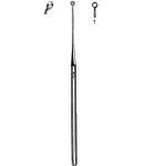#1 Surgi-OR Buck Ear Curette, Angled, Blunt, Round with Hole
