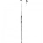 #1 Surgi-OR Buck Ear Curette, Straight, Blunt, Round with Hole
