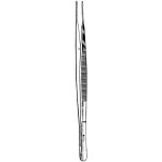 7' Merit Gerald Dressing Forceps, Straight, Serrated