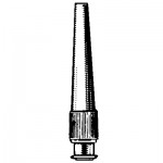 Merit Ear Syringe Tip Chrome, Conical Tip